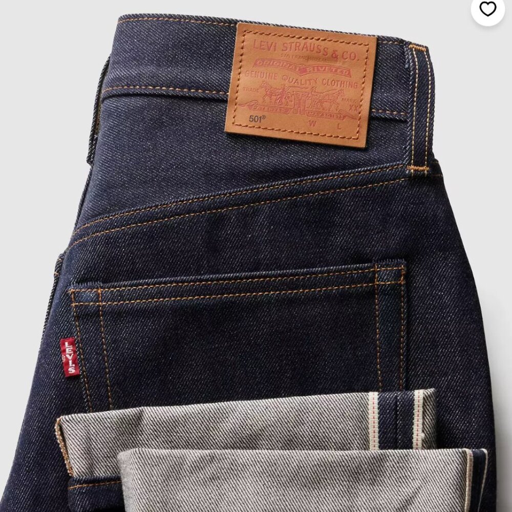 Levis 501® Original Selvedge Women's Jeans, 32 x 30